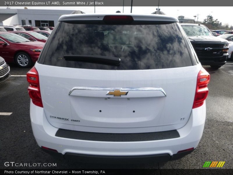 Summit White / Jet Black 2017 Chevrolet Equinox LT AWD