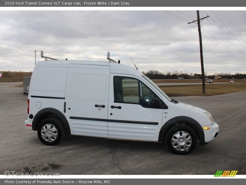 Frozen White / Dark Gray 2010 Ford Transit Connect XLT Cargo Van