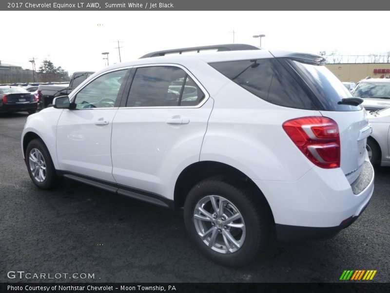 Summit White / Jet Black 2017 Chevrolet Equinox LT AWD