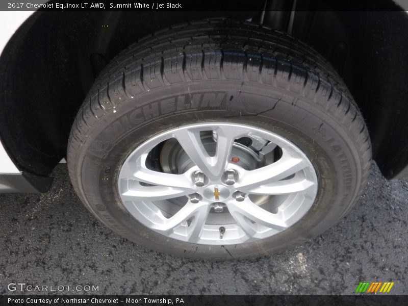 Summit White / Jet Black 2017 Chevrolet Equinox LT AWD