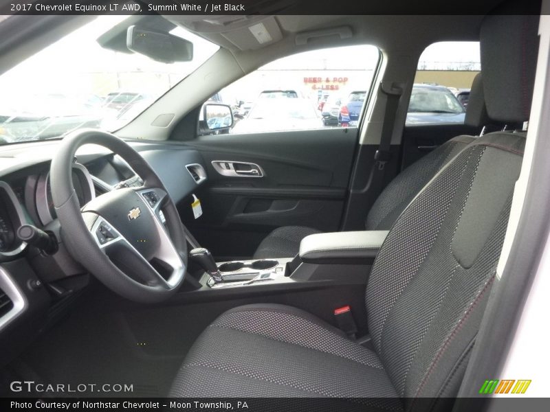 Summit White / Jet Black 2017 Chevrolet Equinox LT AWD
