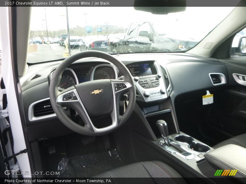 Summit White / Jet Black 2017 Chevrolet Equinox LT AWD