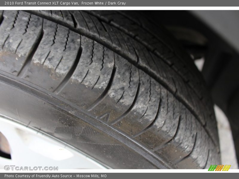 Frozen White / Dark Gray 2010 Ford Transit Connect XLT Cargo Van