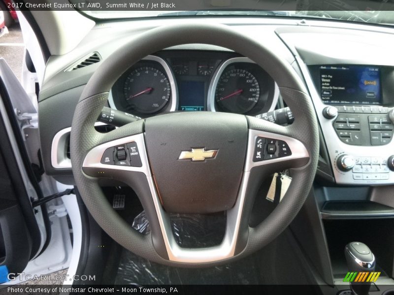 Summit White / Jet Black 2017 Chevrolet Equinox LT AWD