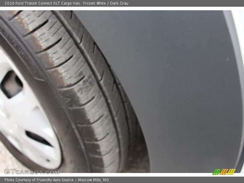 Frozen White / Dark Gray 2010 Ford Transit Connect XLT Cargo Van