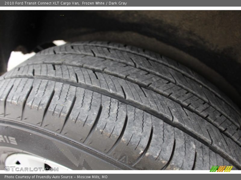 Frozen White / Dark Gray 2010 Ford Transit Connect XLT Cargo Van