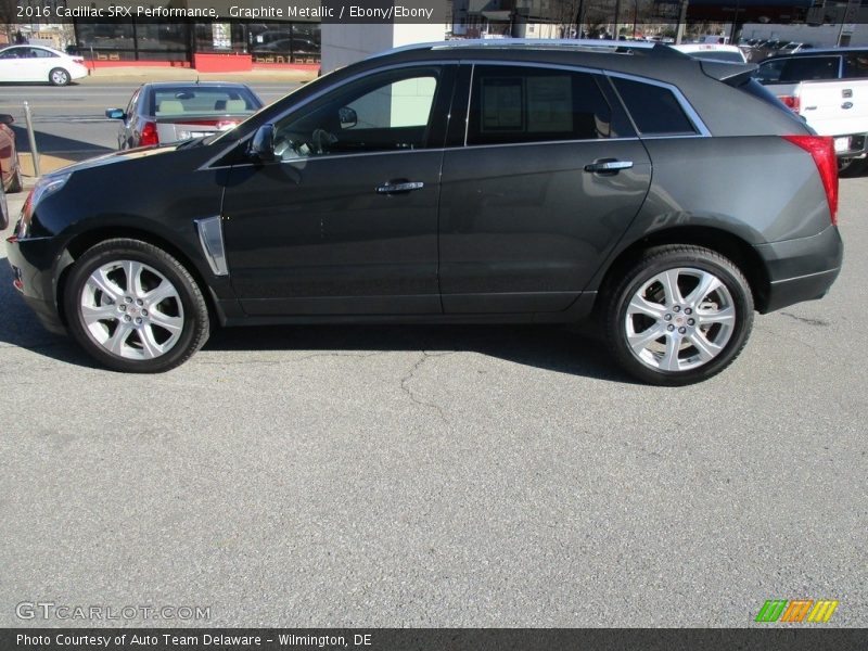 Graphite Metallic / Ebony/Ebony 2016 Cadillac SRX Performance