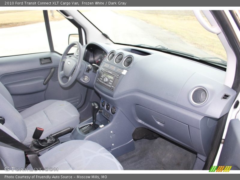 Frozen White / Dark Gray 2010 Ford Transit Connect XLT Cargo Van