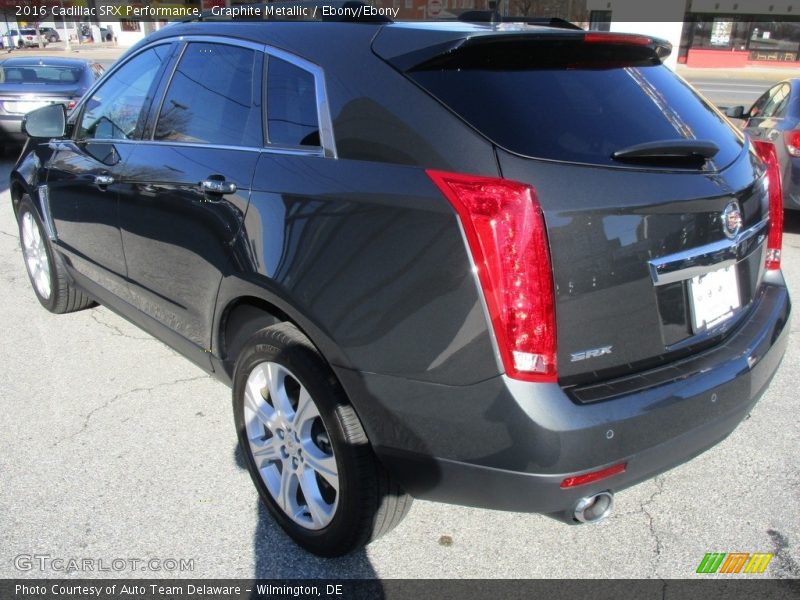 Graphite Metallic / Ebony/Ebony 2016 Cadillac SRX Performance