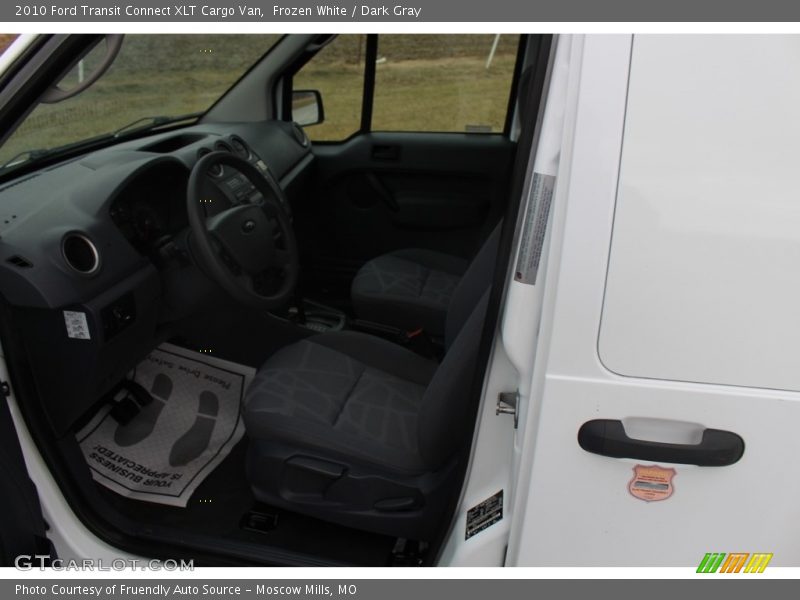 Frozen White / Dark Gray 2010 Ford Transit Connect XLT Cargo Van