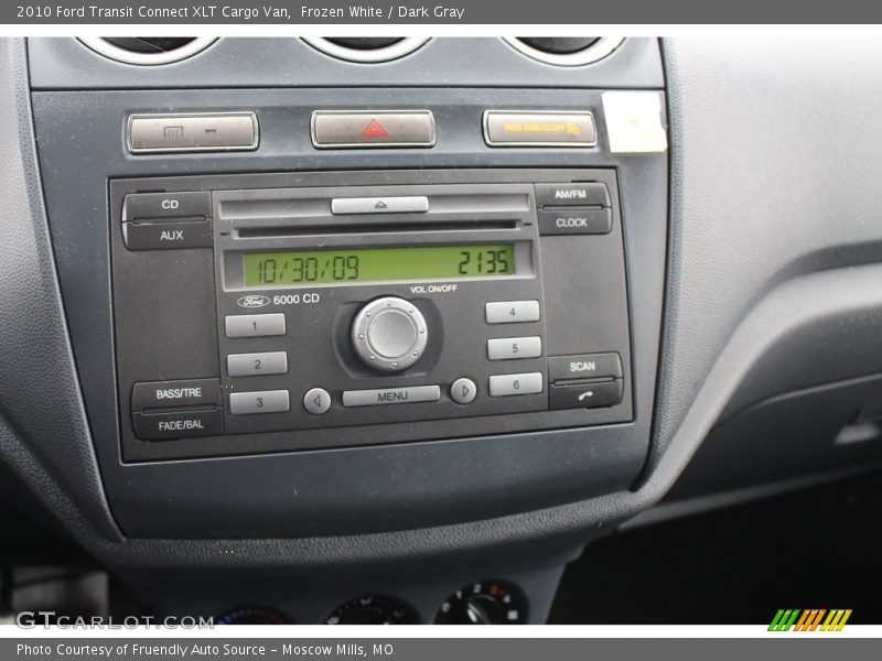 Frozen White / Dark Gray 2010 Ford Transit Connect XLT Cargo Van