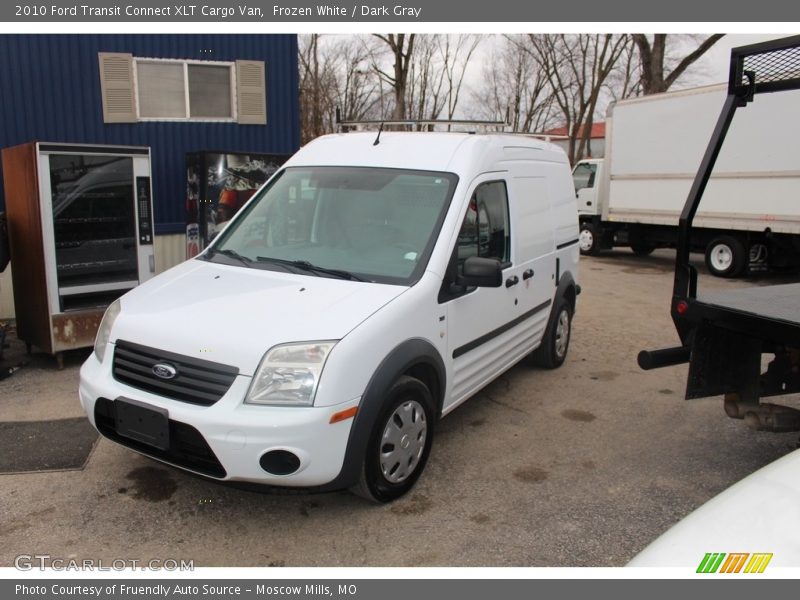 Frozen White / Dark Gray 2010 Ford Transit Connect XLT Cargo Van