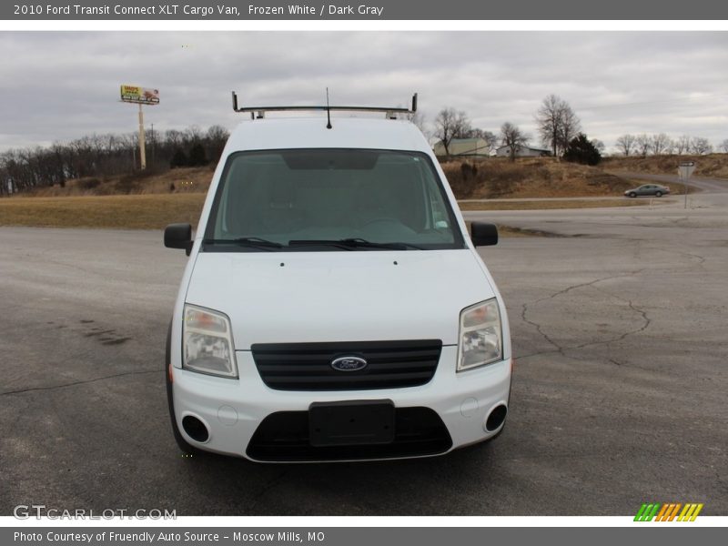 Frozen White / Dark Gray 2010 Ford Transit Connect XLT Cargo Van