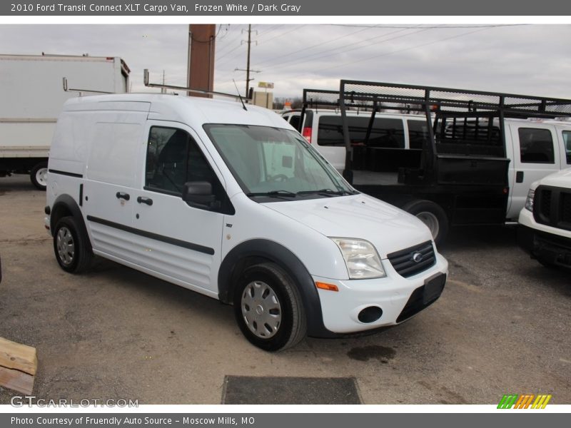 Frozen White / Dark Gray 2010 Ford Transit Connect XLT Cargo Van
