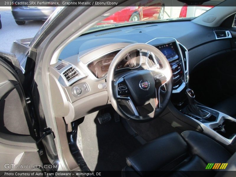 Graphite Metallic / Ebony/Ebony 2016 Cadillac SRX Performance