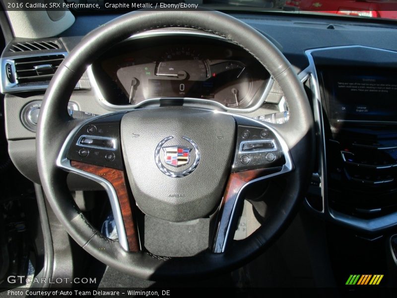 Graphite Metallic / Ebony/Ebony 2016 Cadillac SRX Performance