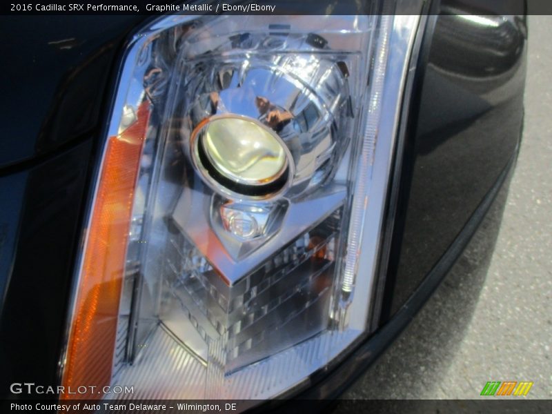 Graphite Metallic / Ebony/Ebony 2016 Cadillac SRX Performance