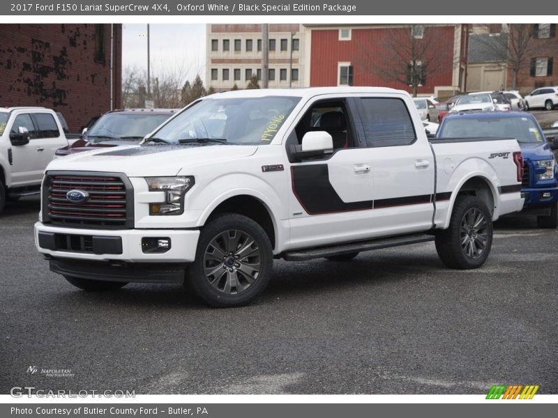 Oxford White / Black Special Edition Package 2017 Ford F150 Lariat SuperCrew 4X4