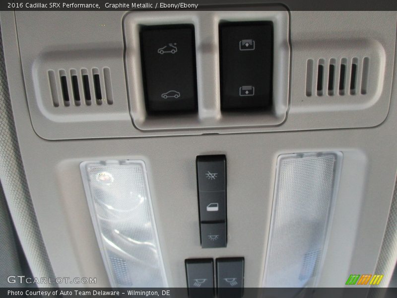 Graphite Metallic / Ebony/Ebony 2016 Cadillac SRX Performance