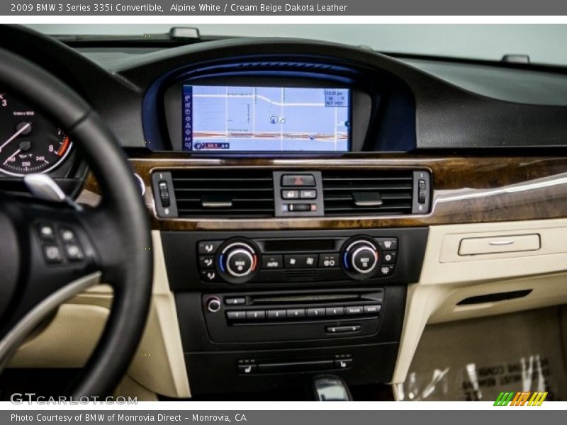 Alpine White / Cream Beige Dakota Leather 2009 BMW 3 Series 335i Convertible