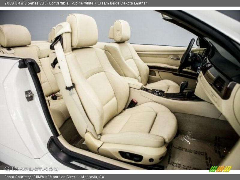 Alpine White / Cream Beige Dakota Leather 2009 BMW 3 Series 335i Convertible