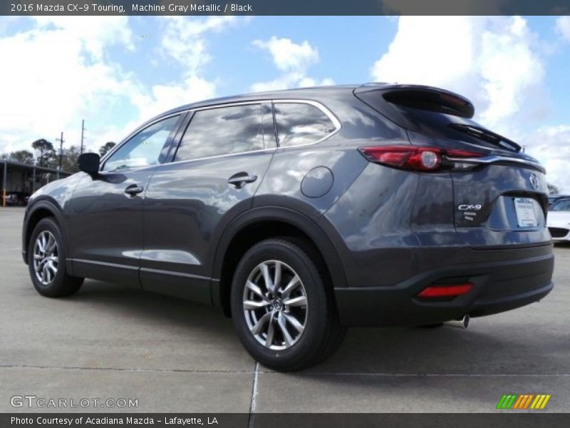 Machine Gray Metallic / Black 2016 Mazda CX-9 Touring
