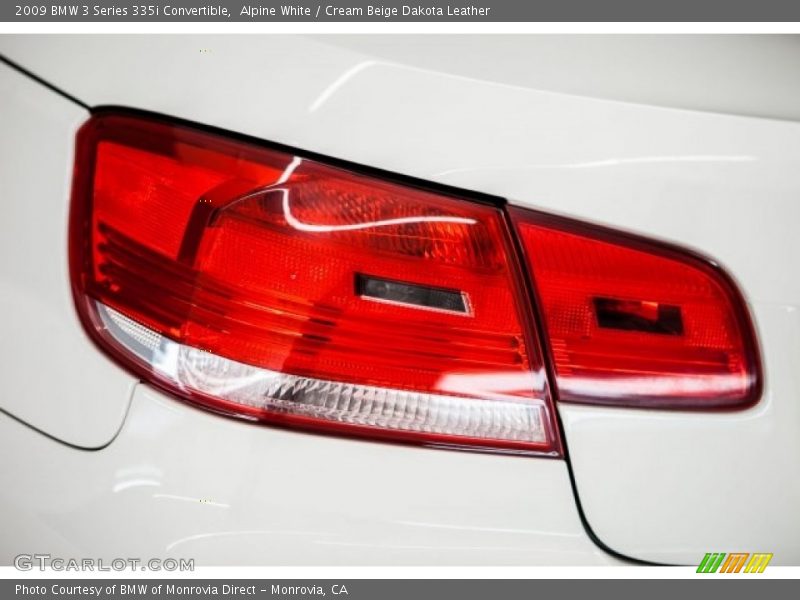 Alpine White / Cream Beige Dakota Leather 2009 BMW 3 Series 335i Convertible