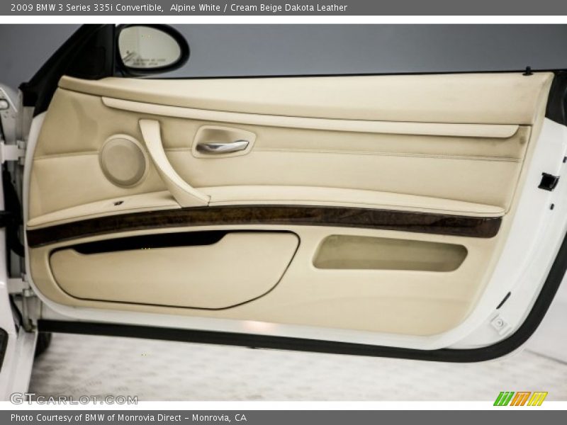 Alpine White / Cream Beige Dakota Leather 2009 BMW 3 Series 335i Convertible