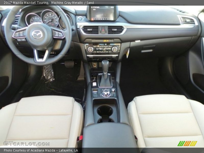 Machine Gray Metallic / Sand 2017 Mazda Mazda6 Touring
