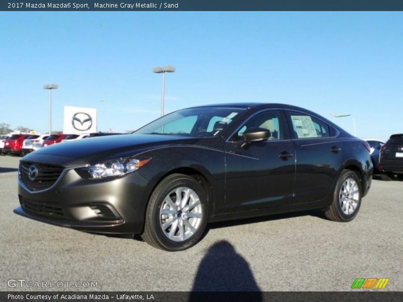 Machine Gray Metallic / Sand 2017 Mazda Mazda6 Sport