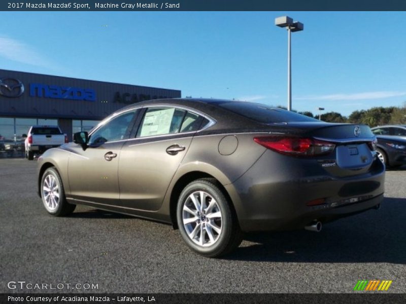 Machine Gray Metallic / Sand 2017 Mazda Mazda6 Sport