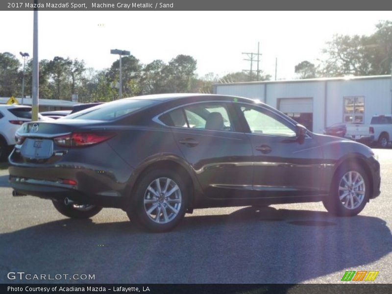 Machine Gray Metallic / Sand 2017 Mazda Mazda6 Sport