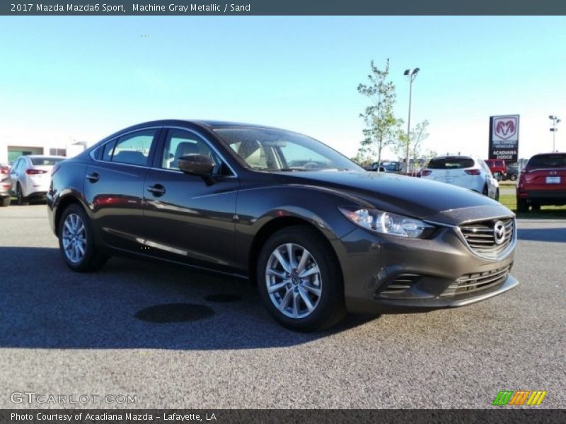 Machine Gray Metallic / Sand 2017 Mazda Mazda6 Sport