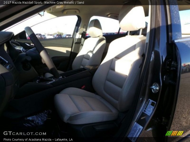 Machine Gray Metallic / Sand 2017 Mazda Mazda6 Sport