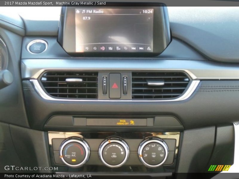 Machine Gray Metallic / Sand 2017 Mazda Mazda6 Sport