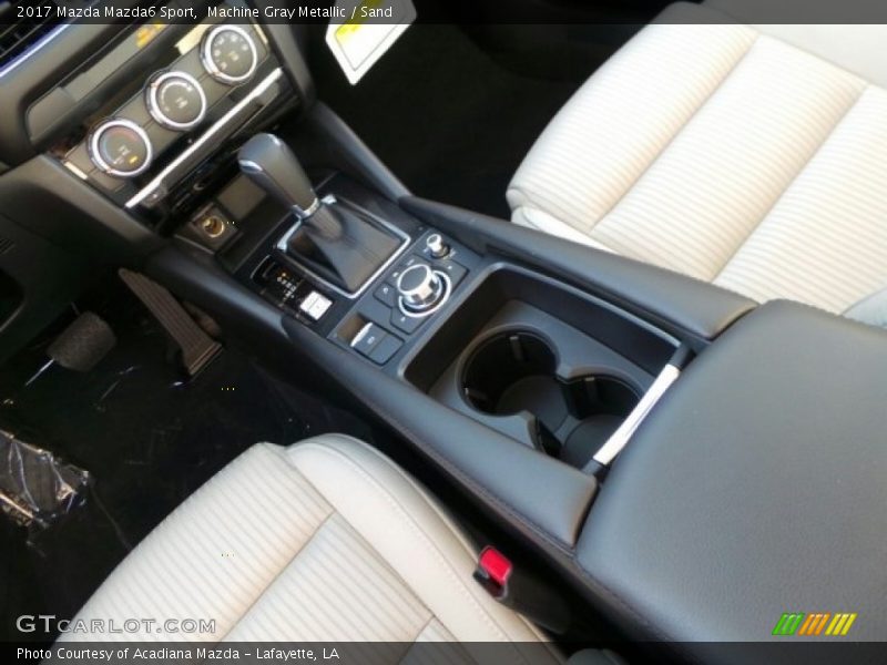 Machine Gray Metallic / Sand 2017 Mazda Mazda6 Sport