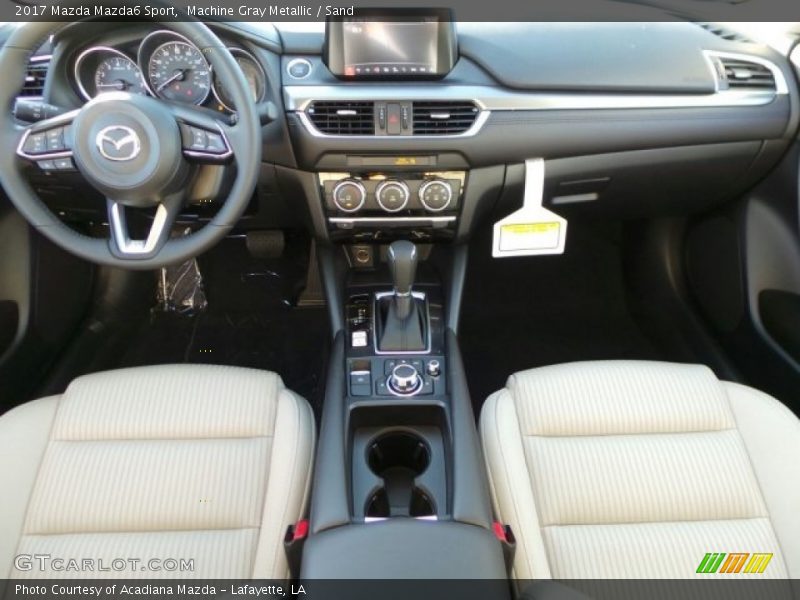 Machine Gray Metallic / Sand 2017 Mazda Mazda6 Sport