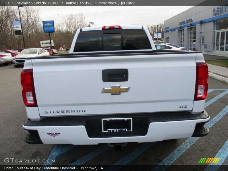Summit White / Jet Black 2017 Chevrolet Silverado 1500 LTZ Double Cab 4x4