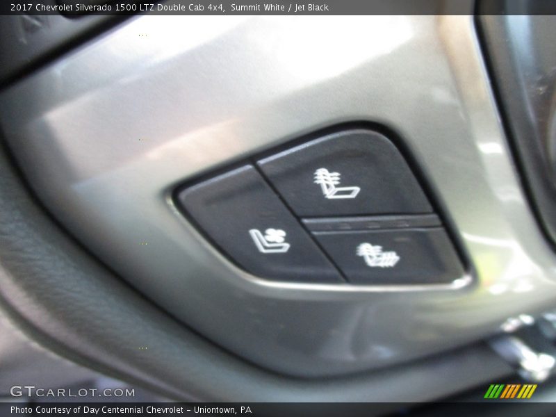 Summit White / Jet Black 2017 Chevrolet Silverado 1500 LTZ Double Cab 4x4