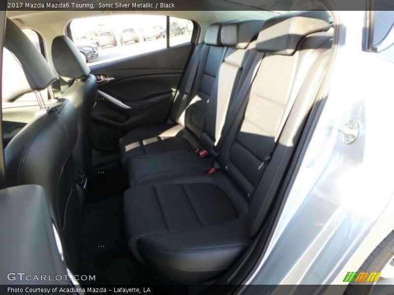 Sonic Silver Metallic / Black 2017 Mazda Mazda6 Touring