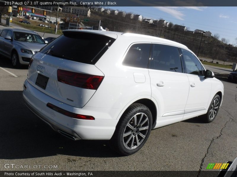 Carrara White / Black 2017 Audi Q7 3.0T quattro Premium Plus