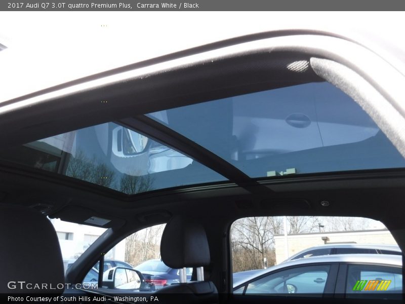 Carrara White / Black 2017 Audi Q7 3.0T quattro Premium Plus