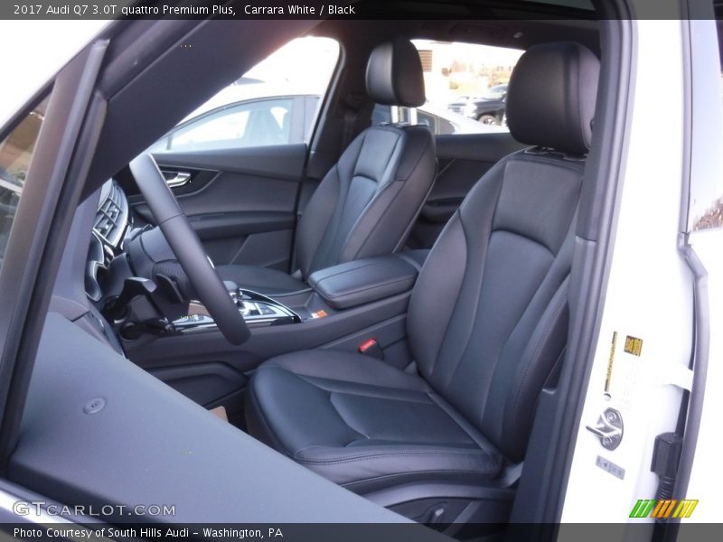 Carrara White / Black 2017 Audi Q7 3.0T quattro Premium Plus