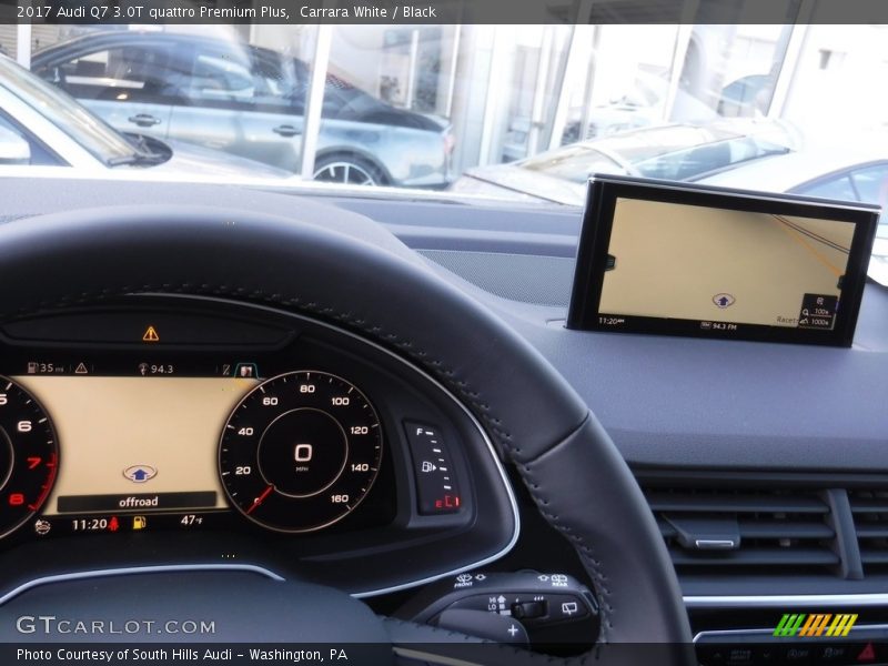 Carrara White / Black 2017 Audi Q7 3.0T quattro Premium Plus