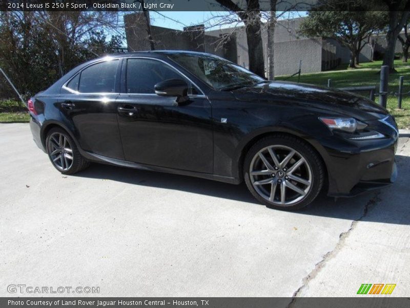 Obsidian Black / Light Gray 2014 Lexus IS 250 F Sport