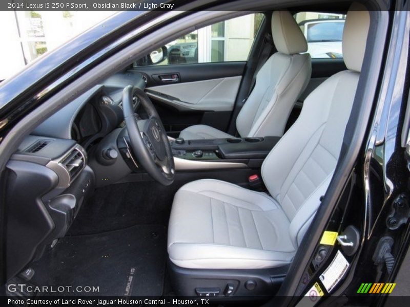 Obsidian Black / Light Gray 2014 Lexus IS 250 F Sport