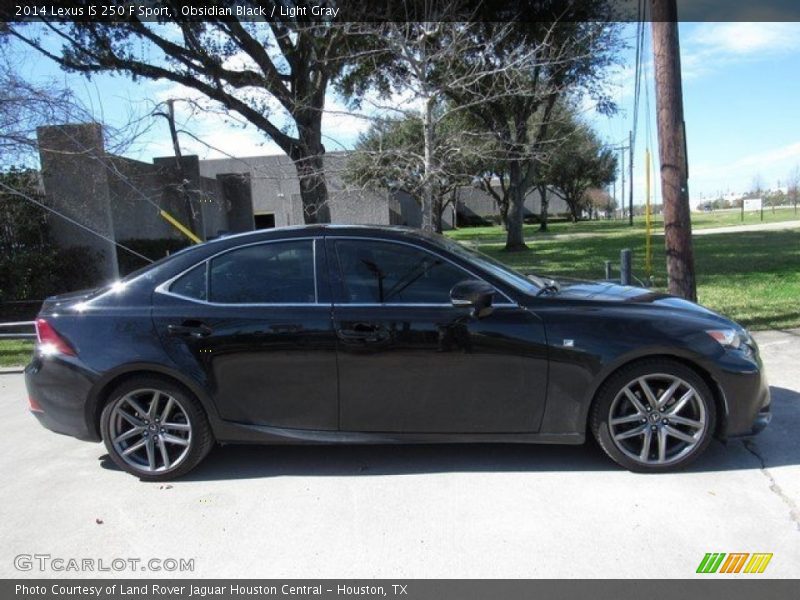 Obsidian Black / Light Gray 2014 Lexus IS 250 F Sport