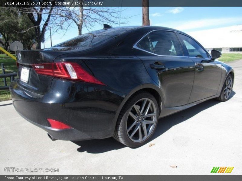 Obsidian Black / Light Gray 2014 Lexus IS 250 F Sport