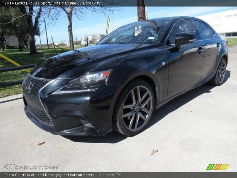 Obsidian Black / Light Gray 2014 Lexus IS 250 F Sport