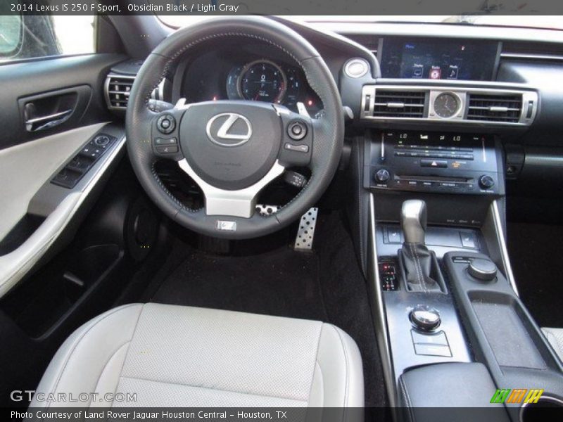 Obsidian Black / Light Gray 2014 Lexus IS 250 F Sport